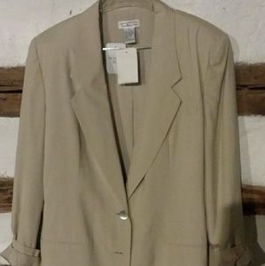 New Talbots Silk Blazer Size 14